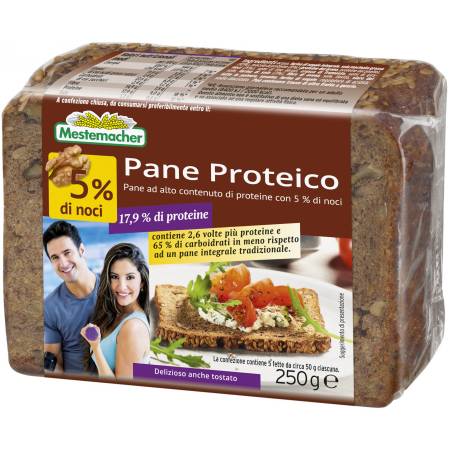 PANE PROTEICO CON NOCI 5% G.250