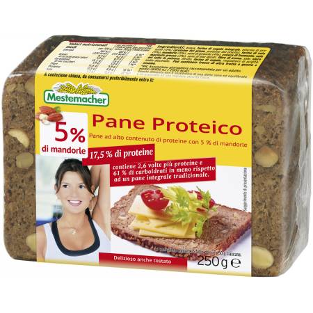 PANE PROTEICO CON MANDORLE G.250