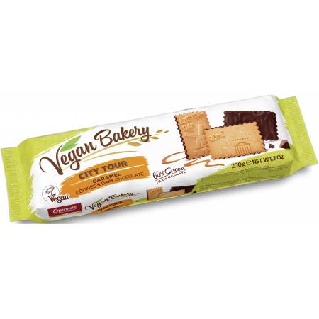 BISCOTTI VEGAN CARAMEL CIOCCOL PA. G.200