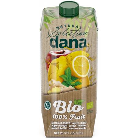 SUCCO BIO MELA LIMONE ZENZERO MENTA L.0,75*