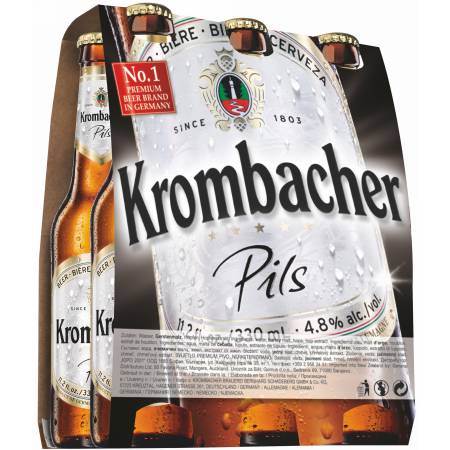 BIRRA PILS KROMBACHER 4 X 6 BT. L .0.33