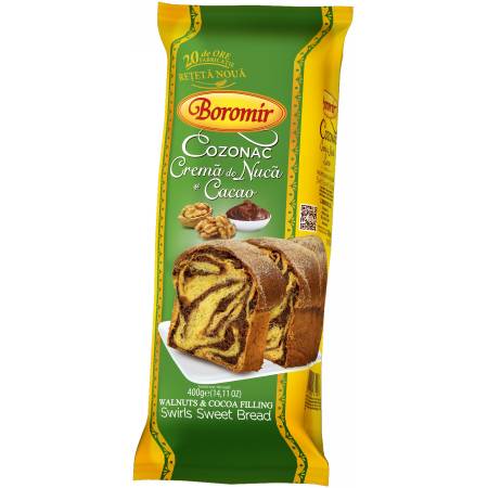 COZONAC CREMA NUCA BOROMIR PA G.400