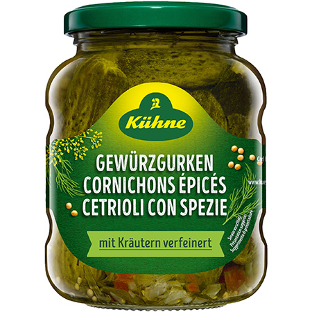 CETRIOLI AGRODOLCE KUHNE 1/2 FL. G.330